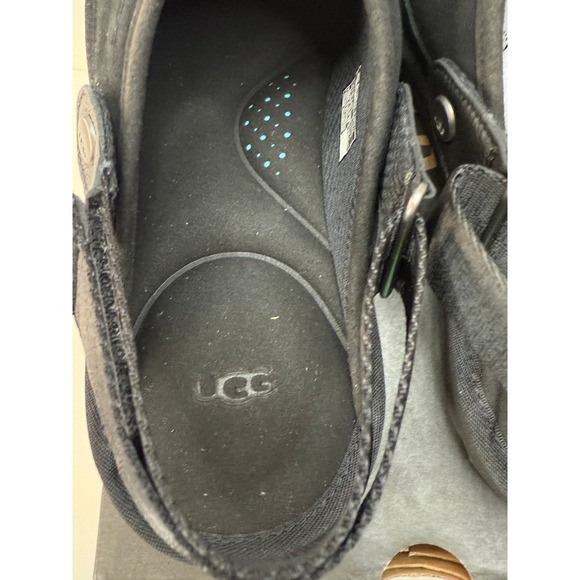 UGG Goldencoast Clog Black Suede‎ Adjustable Strap Size Mens 11 1142172 NEW main image 9